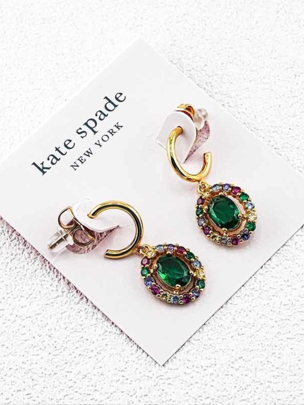Kate Spade Crystal Inlaid Earrings